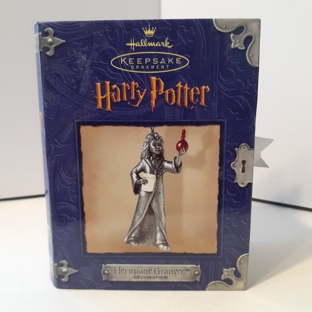 Hallmark 2000 pewter Hermione Granger ornament in box